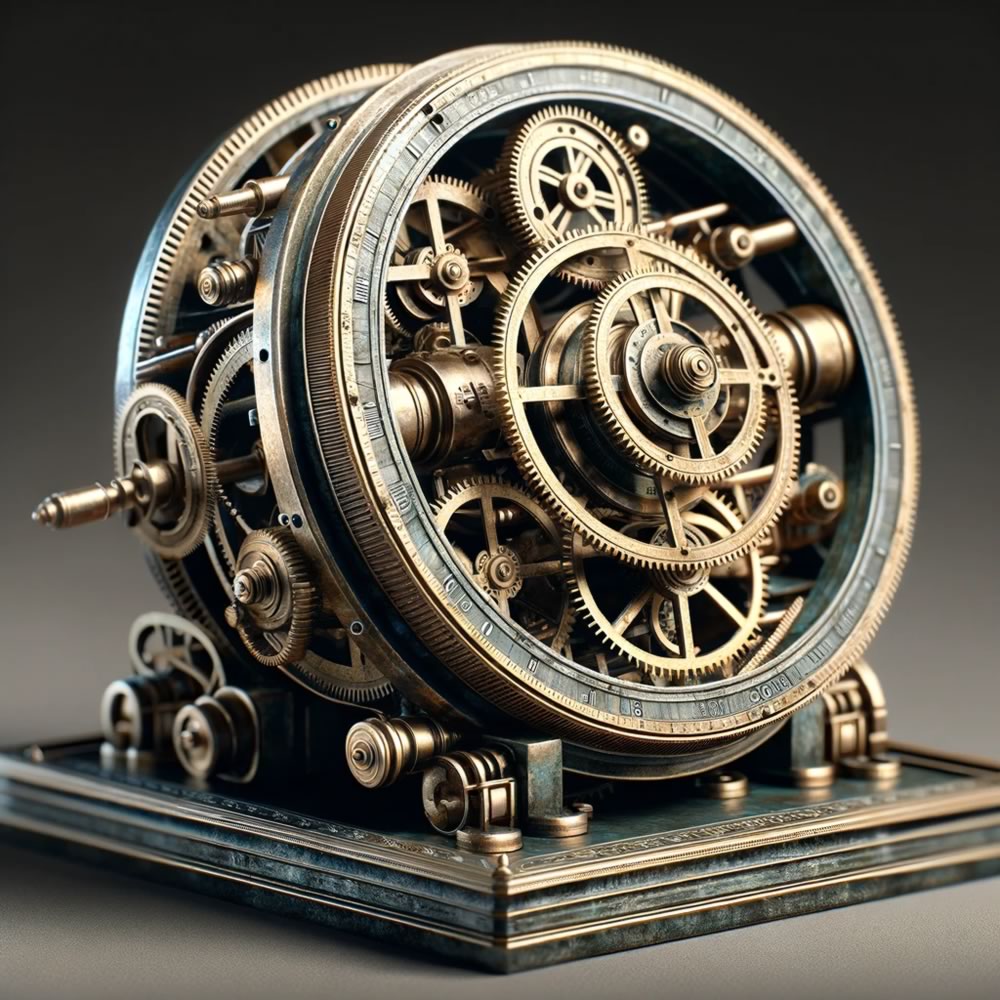 How The Antikythera Mechanism might have looked when new.
